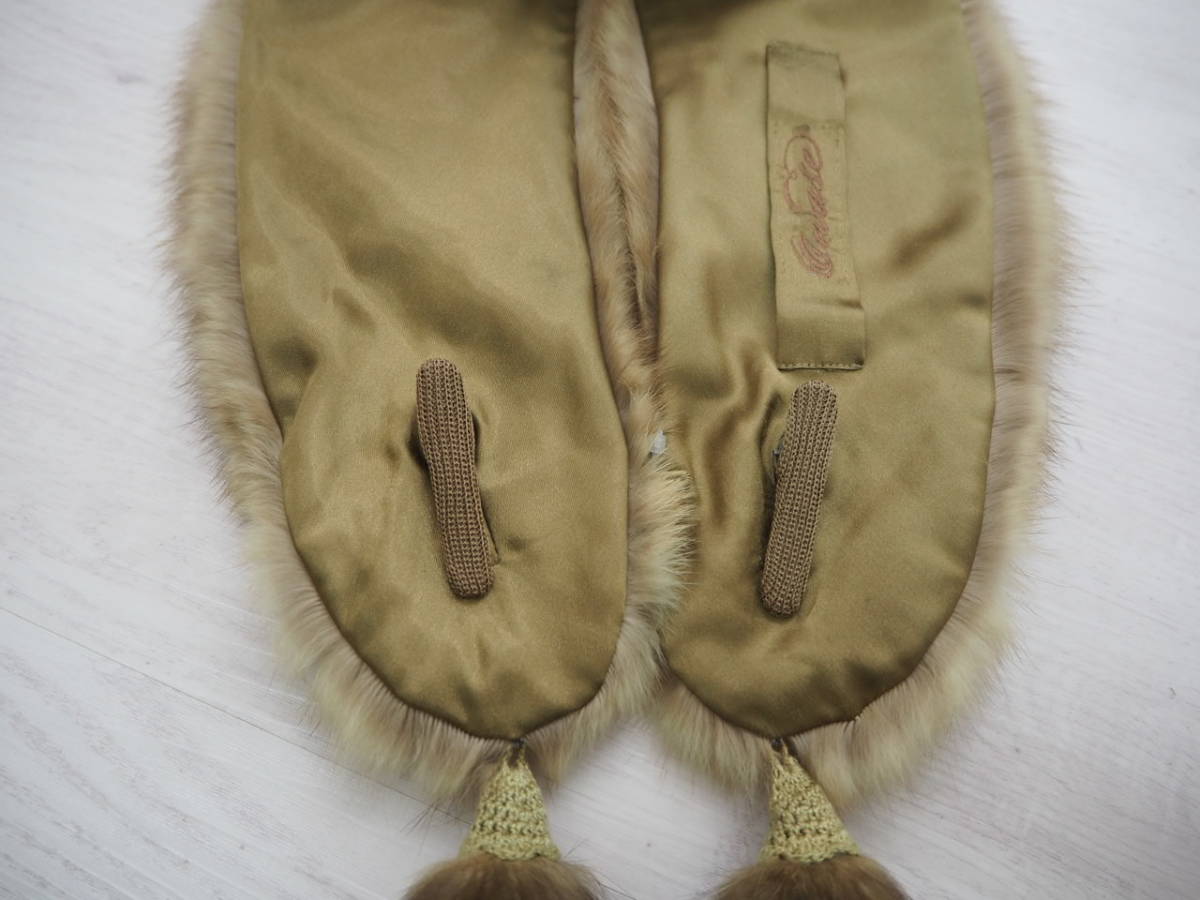□ロシアンセーブル□ティペット□72㎝×12cm□お値打ち品□(セーブル