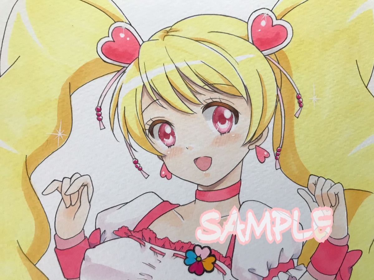 同人手描きイラスト フレッシュプリキュア キュアピーチ カラーver 手描きイラスト 売買されたオークション情報 Yahooの商品情報をアーカイブ公開 オークファン Aucfan Com
