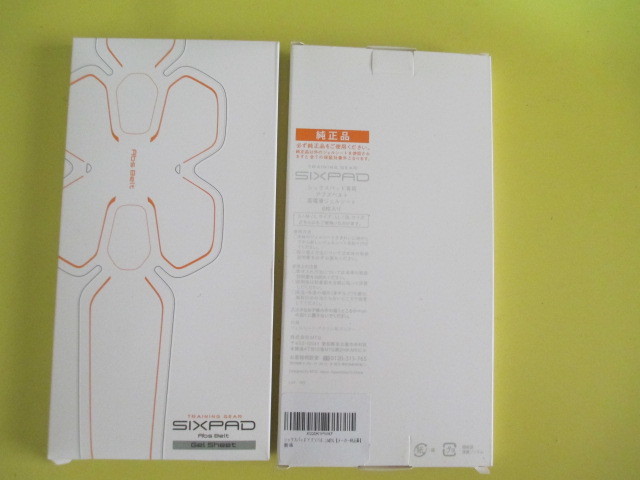 アブズベルト SIXPAD S⁄M⁄Lサイズ中古 新品純正ジェルシート3