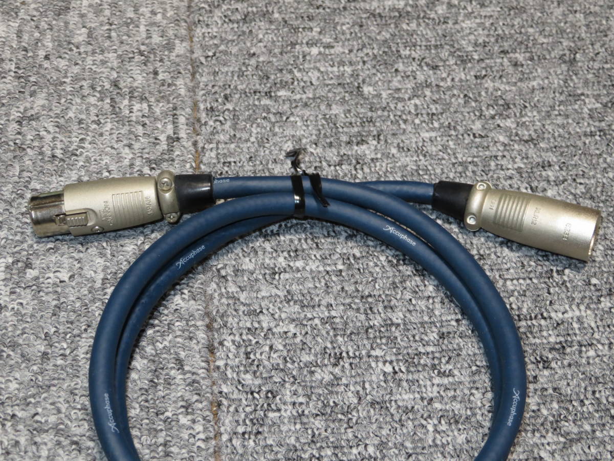Accuphase アキュフェーズ XLRケーブル 1.0M ペア 家電、AV、カメラ