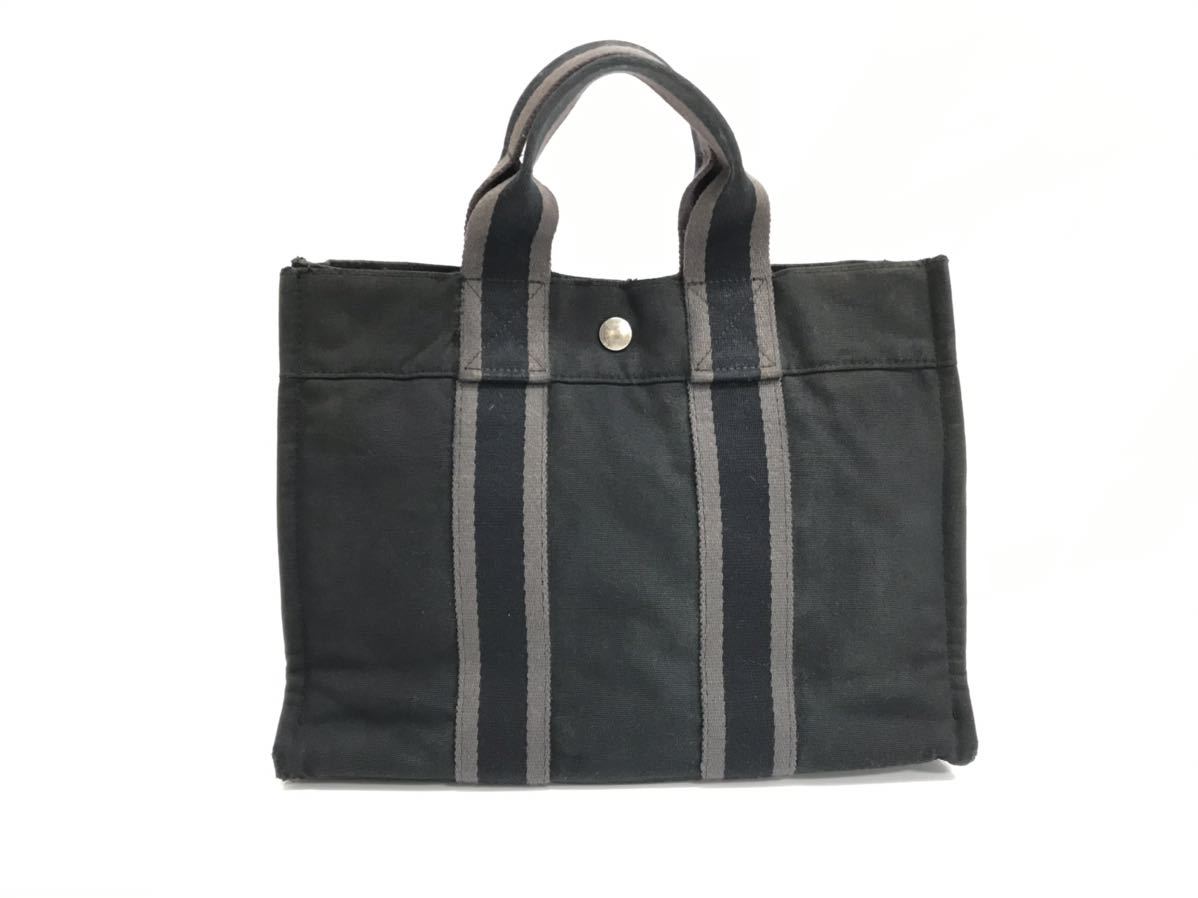定番から最新 HERMES エルメス フールトゥPM キャンバス トートバッグ