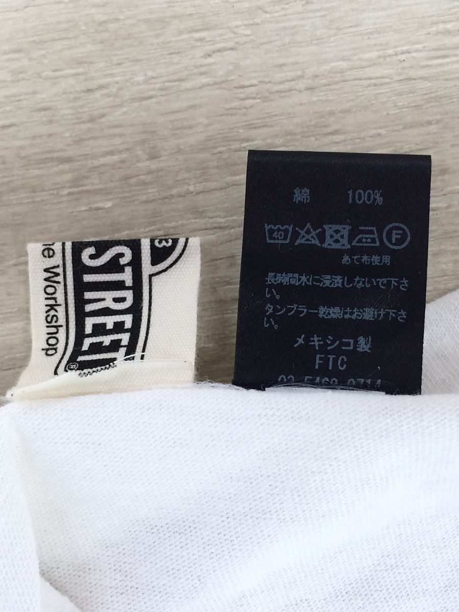 FTC◆x SESAME STREET/COOKIE MONSTER TEE/Tシャツ/M/コットン/WHT Cookie Sesame Monster Premieres Theif\" Safe