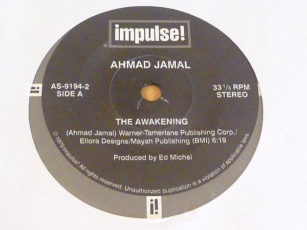 Awakening The Ahmad Jamal | ⁄ アーマッド・ジャマル – : LP Trio