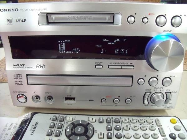 ONKYO FR-N9NX CD/MDチューナーアンプ MDLP USB ◇最上位・完動品
