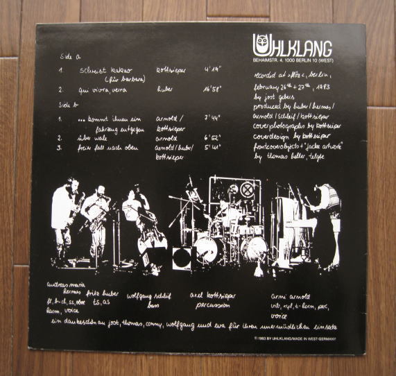 【Uhlklang】Puls 5 / Rieselfelder　(FMP)