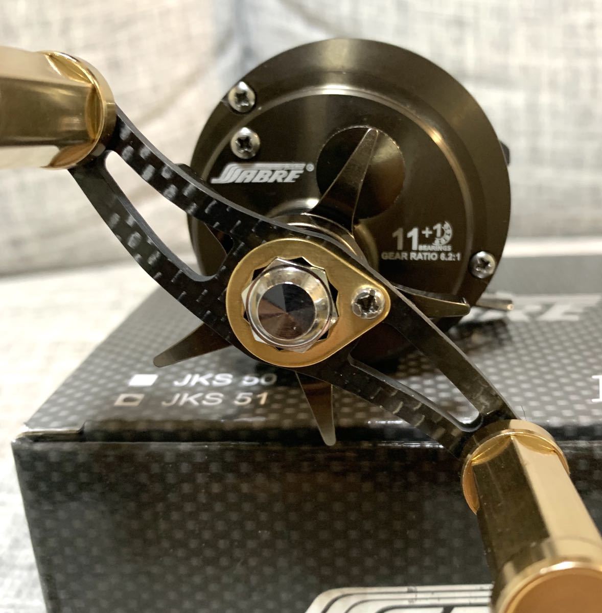 Sabre Jks51 Ballbearing11 1 左ハンドル ベイトフィネス ベイトフィネススプール カーボンハンドル ダイワ シマノ アブガルシアshimano ベイトリール 売買されたオークション情報 Yahooの商品情報をアーカイブ公開 オークファン Aucfan Com