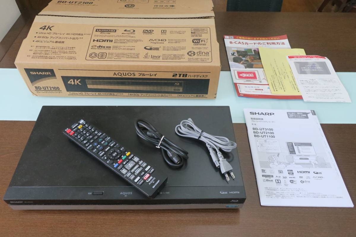BD-UT2100 SHARP AQUOS Blu-ray 公式通販 0 (シャープ) 1 Recorder, TB