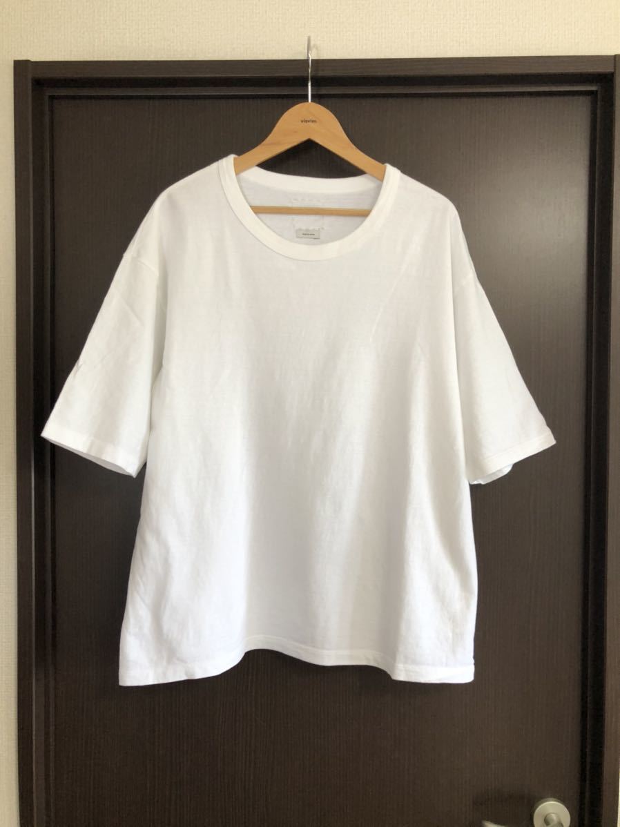 17ss visvim 3 JUMBO VINTAGE TEE S&frasl;S UNEVEN DYE DRY DENIM