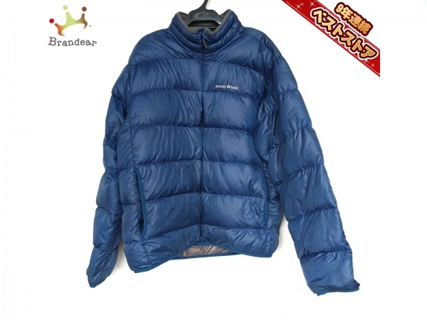 HOT，得価 モンベル mont-bell ダウンジャケット サイズL - ブルー メンズ 長袖/冬 ジャケット(男性用)｜売買されたオークション情報、yahooの商品情報をアーカイブ公開 - オークファン 男性用