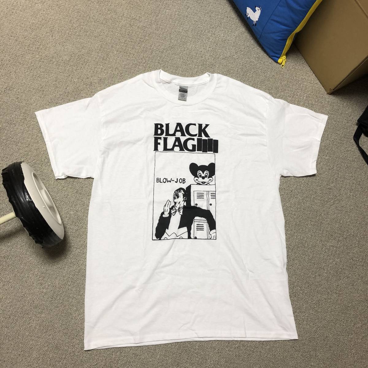 FLAG BLACK Black ミッキー Flag Tシャツ 野村訓市 ブラックフラッグ 