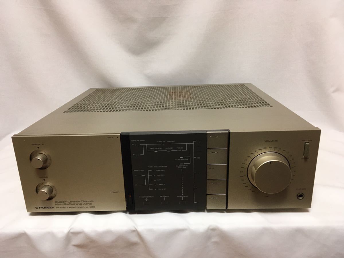  PIONEER A-980 プリメインアンプ パイオニア(パイオニア)｜売買されたオークション情報、yahooの商品情報をアーカイブ公開 - オークファン パイオニア