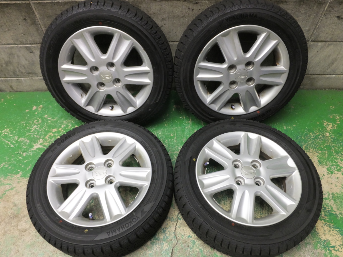 バリ溝！キレイ！8.5分☆スタッドレス 155/80R13 ダンロップ 