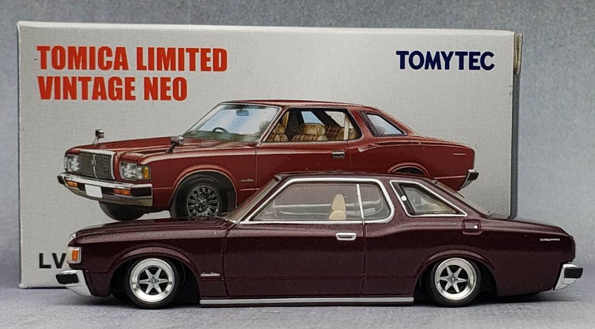 1/64 トヨタ　クラウン改　２ドアHT　2000DX　カスタムエディッション　ロンシャン　XR-4　アルミ製　深リム　街道レーサー