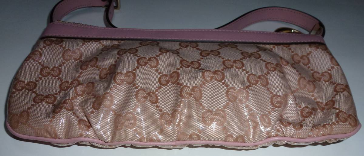 GUCCI made in italy GG柄 ハンドポーチ 212122 491403 グッチ GG 柄 
