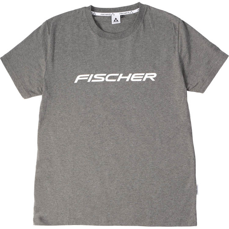 グレーロゴ（背面）｜Fischer's フィッシャーズロゴTシャツ フィッシャーズロゴキッズTシャツ tシャツの通販 グレーロゴ（前面）｜Fischer's fischer T-SHIRT &frasl; Fischer サッポロスキッド - フィッシャー LOGO BIG FISCHER 公式・セールショートスリーブズーピッカーティー（ユニセックス