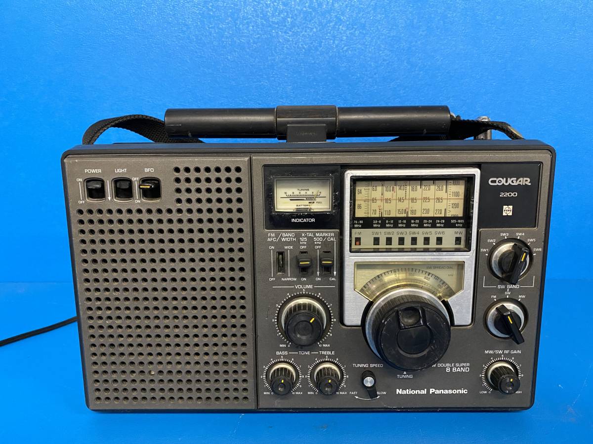 National クーガー RF-2200 BCLラジオ 現状品 RF-2200 National COUGAR