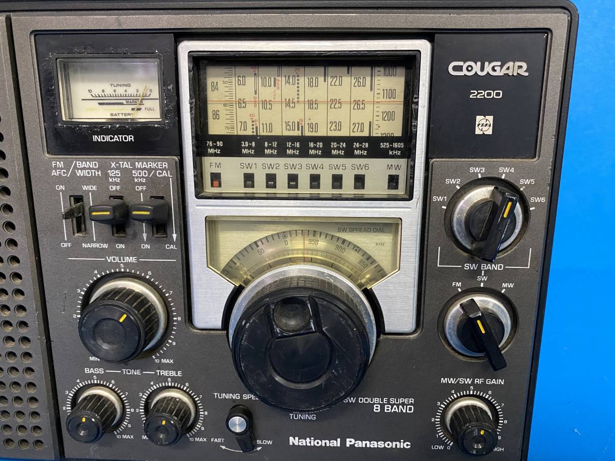 National クーガー RF-2200 BCLラジオ 現状品 RF-2200 National COUGAR