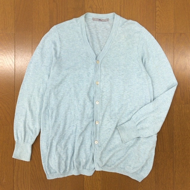 45rpm 45アールピーエム コットンニット カーディガン 2 M サックス 水色 長袖 羽織り メンズ 国内正規品 トップス 売買されたオークション情報 Yahooの商品情報をアーカイブ公開 オークファン Aucfan Com