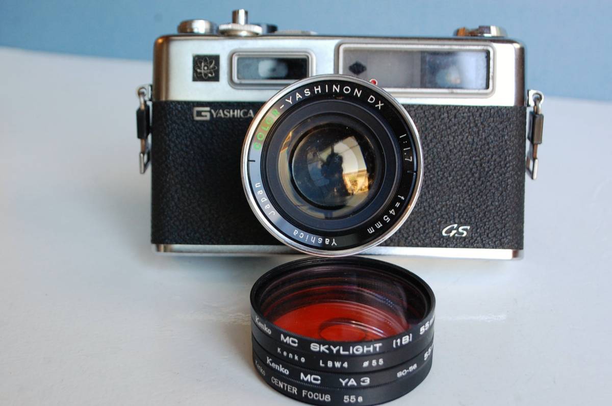 ☆きれいな YASHICA エレクトロ 35 GS 作動品 露出計OK！ ヤシカ 送料