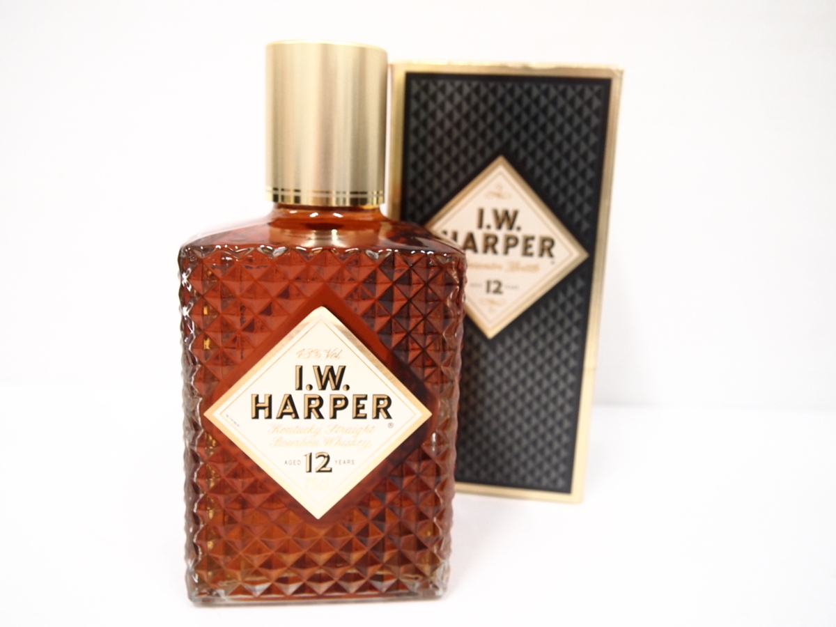 I.W HAPPER I.W.ハーパー12年☆ バーボン ウイスキー 古酒・未開栓 