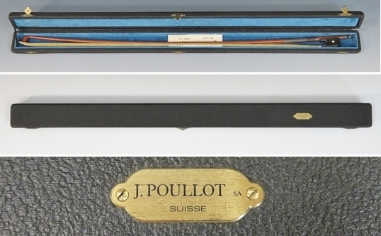 Jacques Poullot/J.poullot バイオリン 弓 長さ約74.2cm 重さ約61.4g