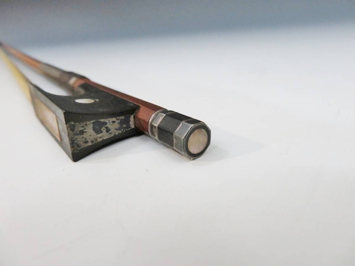 Jacques Poullot/J.poullot バイオリン 弓 長さ約74.2cm 重さ約61.4g