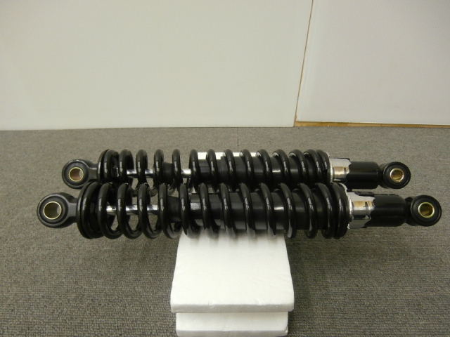 汎用 細巻き サス 345mm 黒/左右set/ゼファー400 Z400FX Z250FT