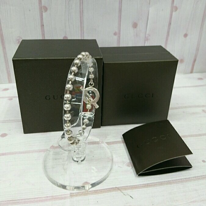 GUCCI グッチ ボールチェーンブレスレット [240091239480] く