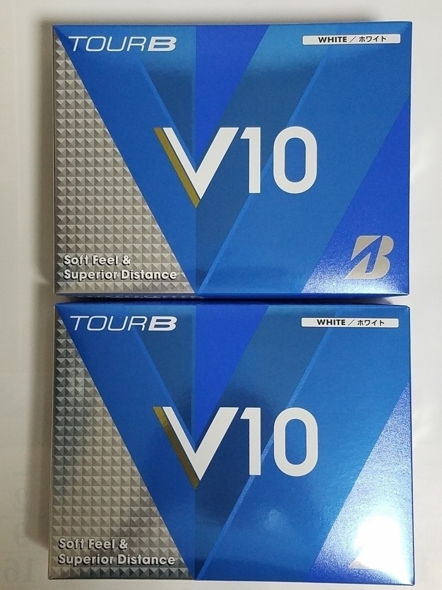 【HOT，定番】 TOURＢ V10 ２ダース 24個 ホワイト WHITE 3ピース構造 2016年モデル ツアーＢ V10 ブリヂストン(2ダース)｜売買されたオークション情報、yahooの商品情報をアーカイブ公開 - オークファン ボール
