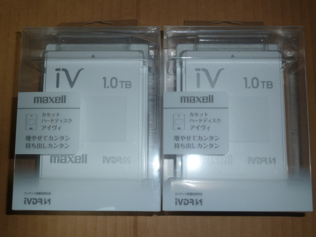 ivdr-s 1tb ケース付き 日立（HGST）iVDR-S カセットHDD 1TB 4台セット