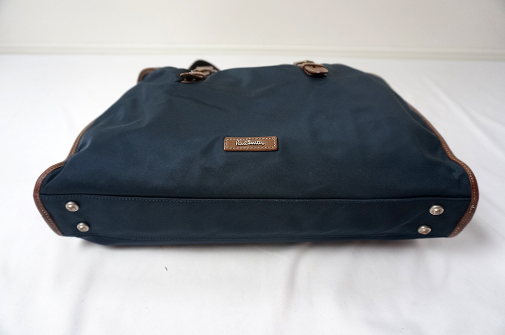 Paul ポールスミス Smith 牛革 ブラック PaulSmith 三折財布 Smith