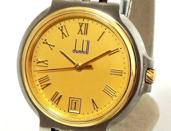 ☆1円～【美品】ダンヒル dunhill エリート ゴールド K18 コンビ