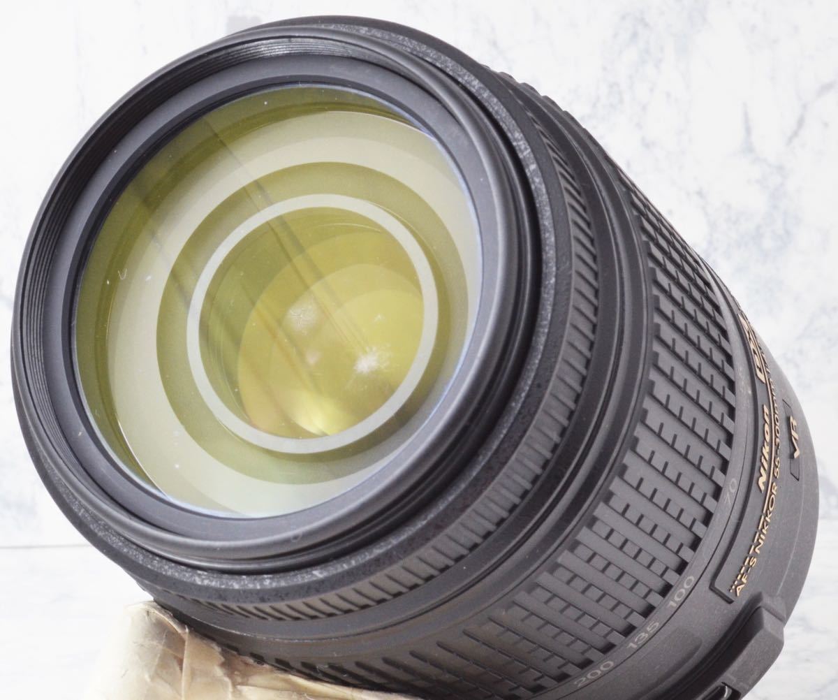 高性能手ぶれ補正○300mmの超望遠○ニコン AF-S 55-300mm VR 動作補償