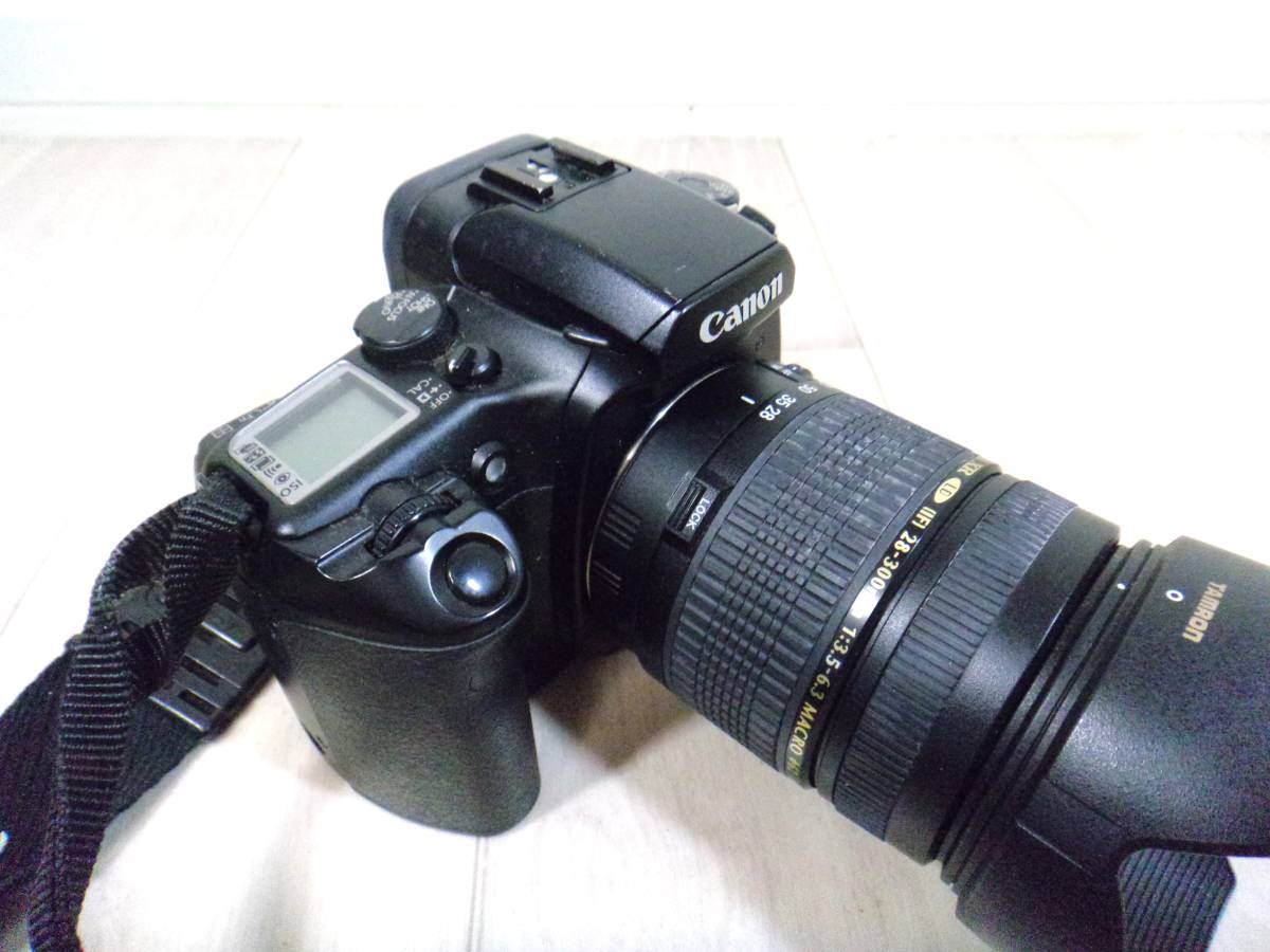S3080 CANON キャノン EOS7 フィルムカメラ/CANON EF 28-300mm ソフト