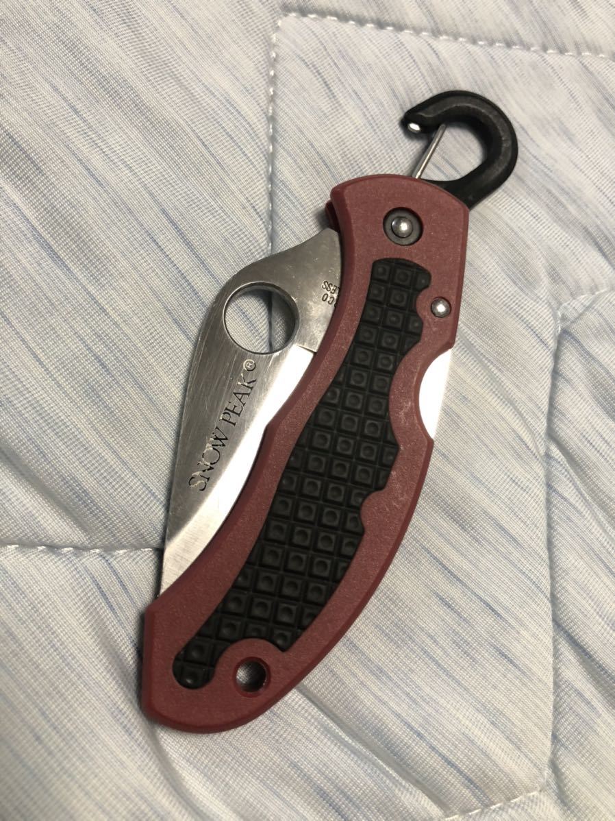 【激レア】廃番 スパイダルコ ナイフ snowpeak スノーピーク スパイダルコ - メルカリ tuff&frasl;スパイダルコ Spyderco ロック