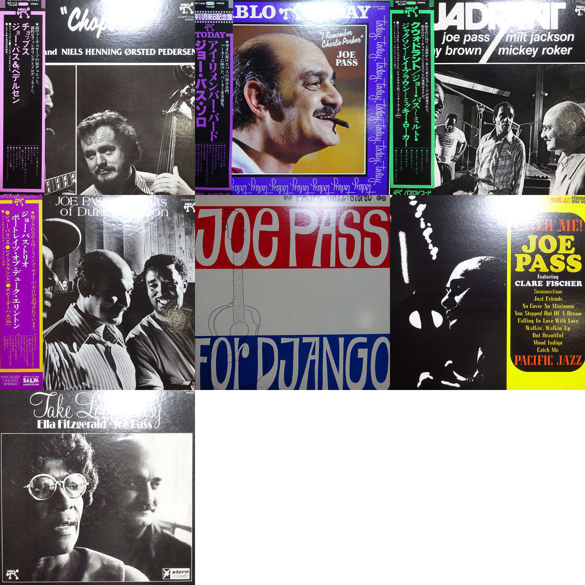 18003088;【ALL国内盤！帯付含む】ジョー・パス JOE PASS 7枚セット