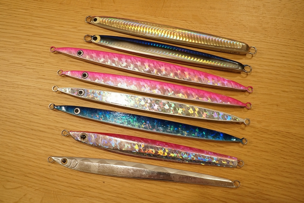 100%新品，SALE ロングジグ 115 180g 8本 鉄ジグ P-BOY CBマサムネ等(メタルジグ)｜売買されたオークション情報、yahooの商品情報をアーカイブ公開 - オークファン 海水
