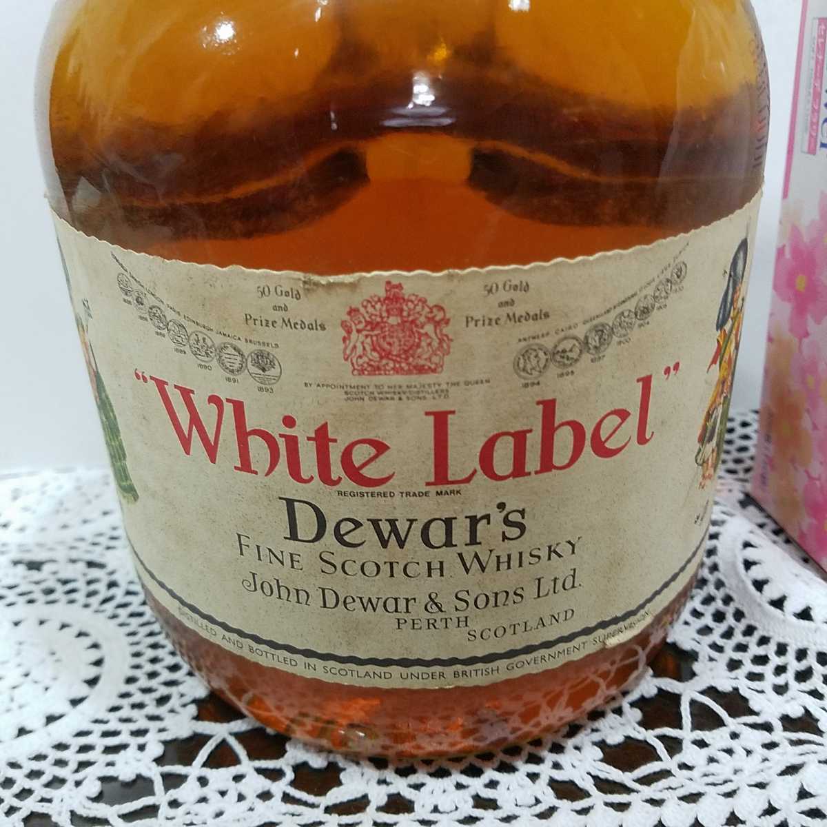 古酒 未開封】 希少品 Dewar`s white Labelデュワーズ ホワイトラベル