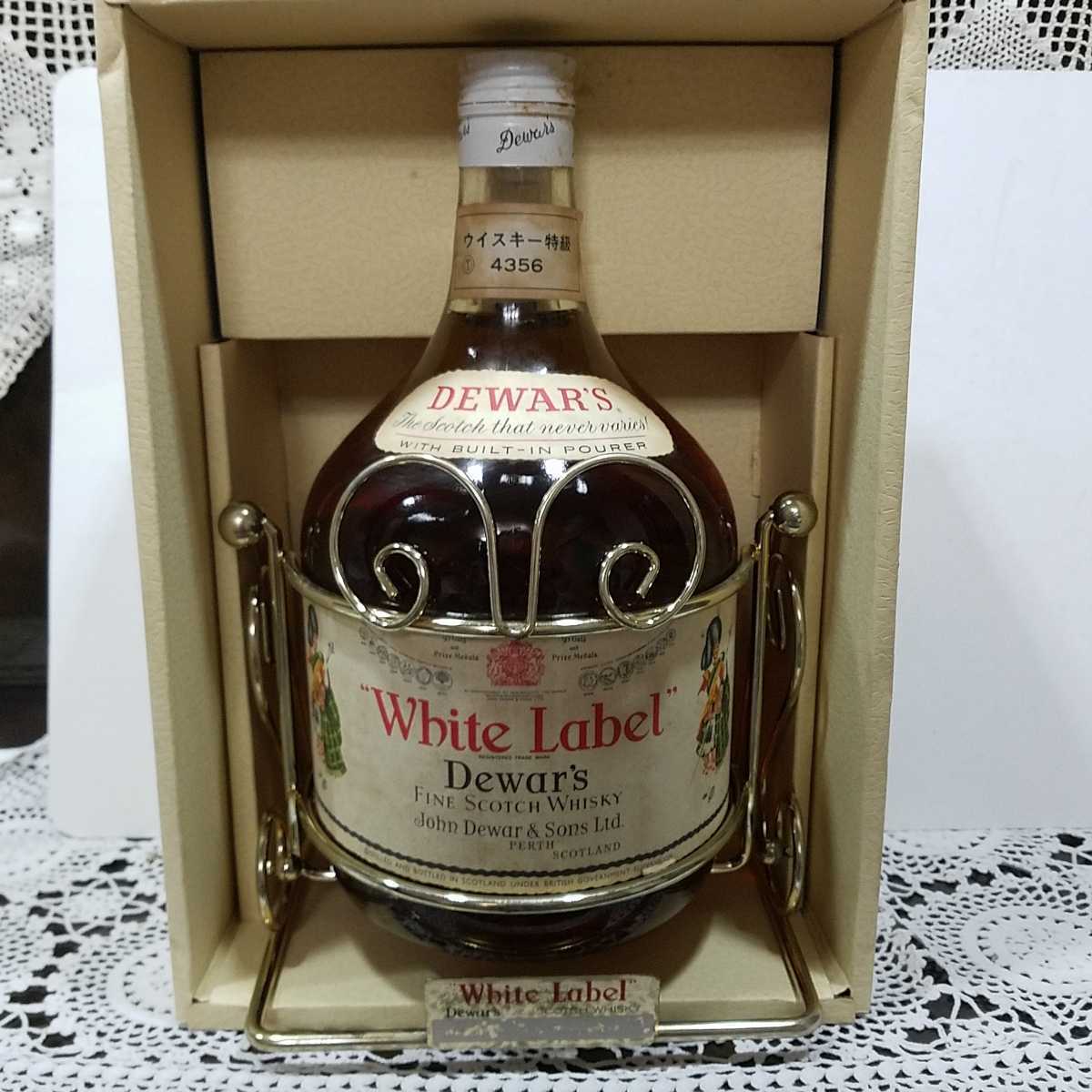 古酒 未開封】 希少品 Dewar`s white Labelデュワーズ ホワイトラベル
