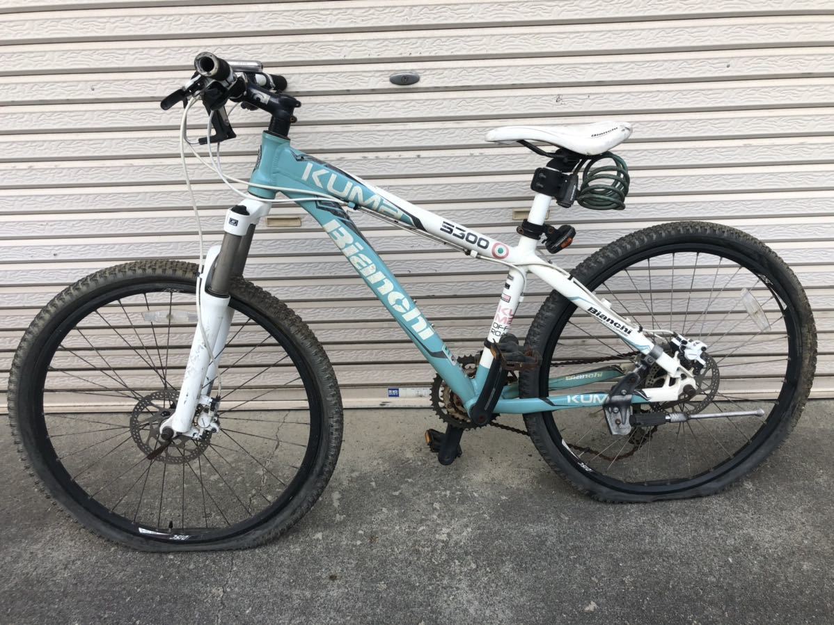 【100%新品，大得価】 ビアンキ Bianchi KUMA5300 マウンテンバイク(Mサイズ)｜売買されたオークション情報、yahooの商品情報をアーカイブ公開 - オークファン ハードテイル