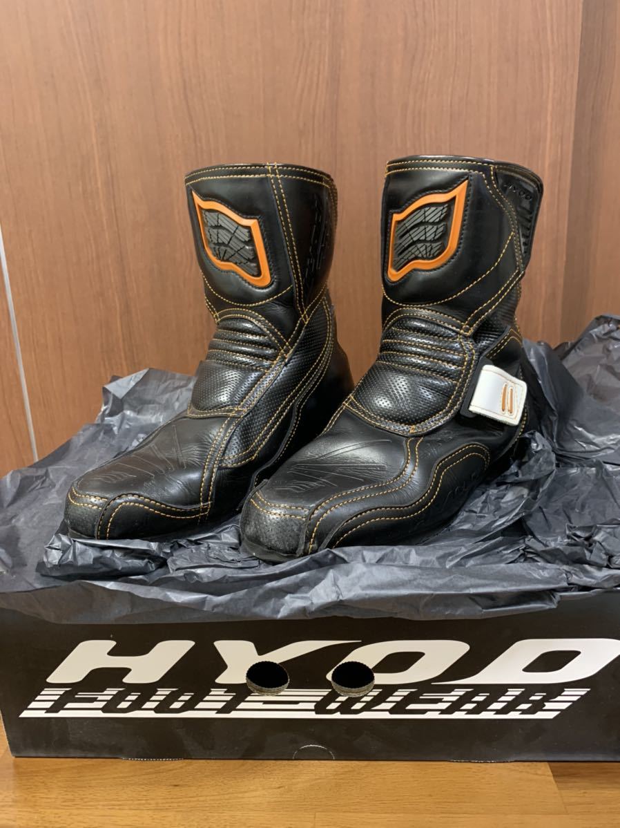 HYOD BOLGA ST-XD3Oカラーブラック/オレンジステッチ25.5cm 早割 hyod st-x d3o BOLGA 25.5cm black/orange stitch