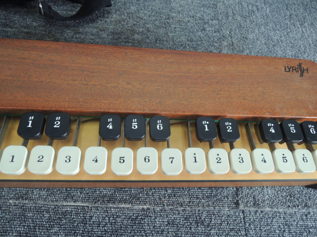 △LYRISH ライリッシュ LPS50 大正琴 ソフトケース付 ライリッシュ