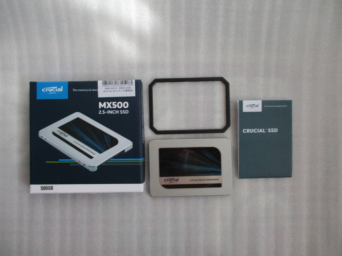 中古】Crucial SSD CT500MX500SSD1JP 2．5INCH 500GB 7mm
