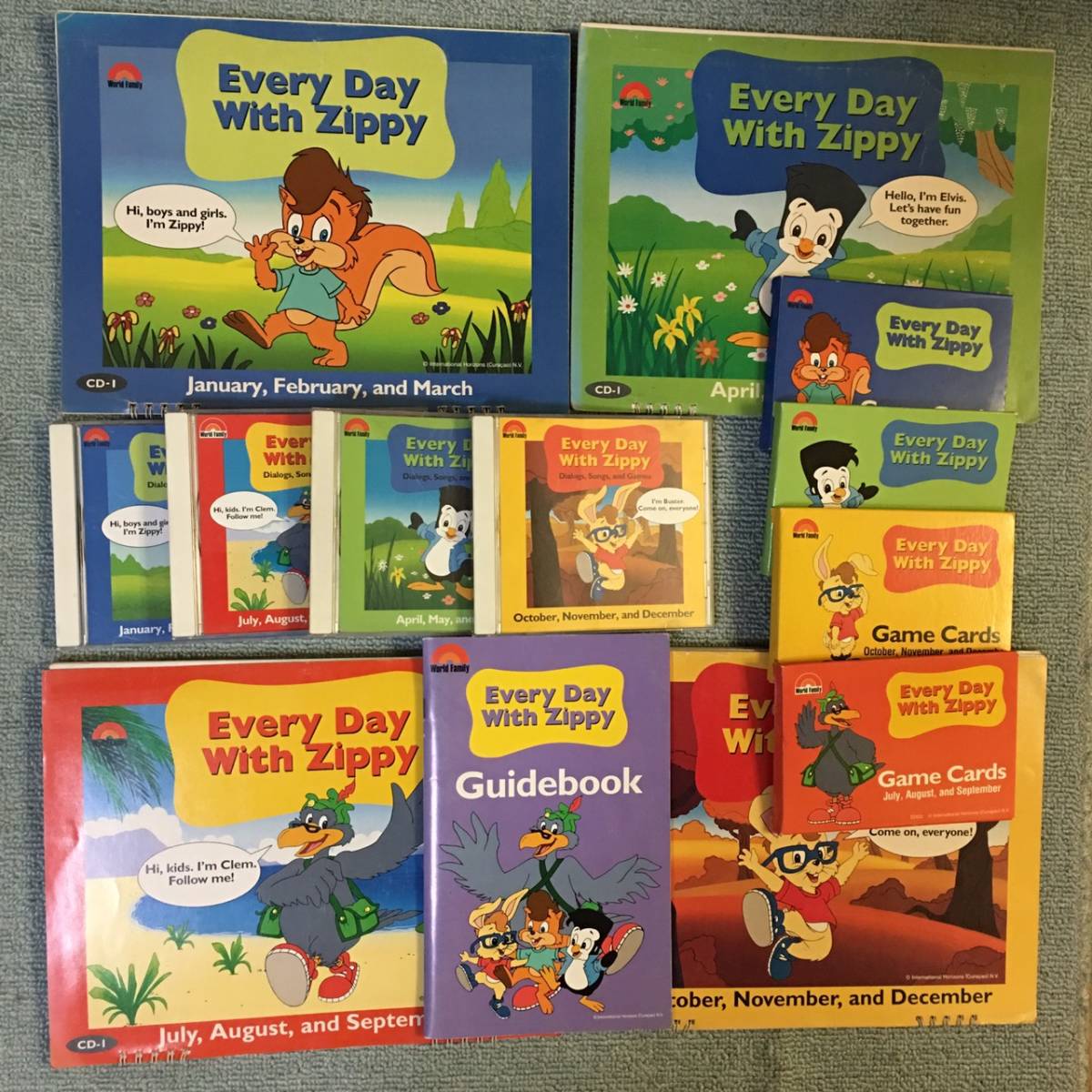 Zippy and Me DVDセット（1-3巻）ディズニー英語システム ジッピー