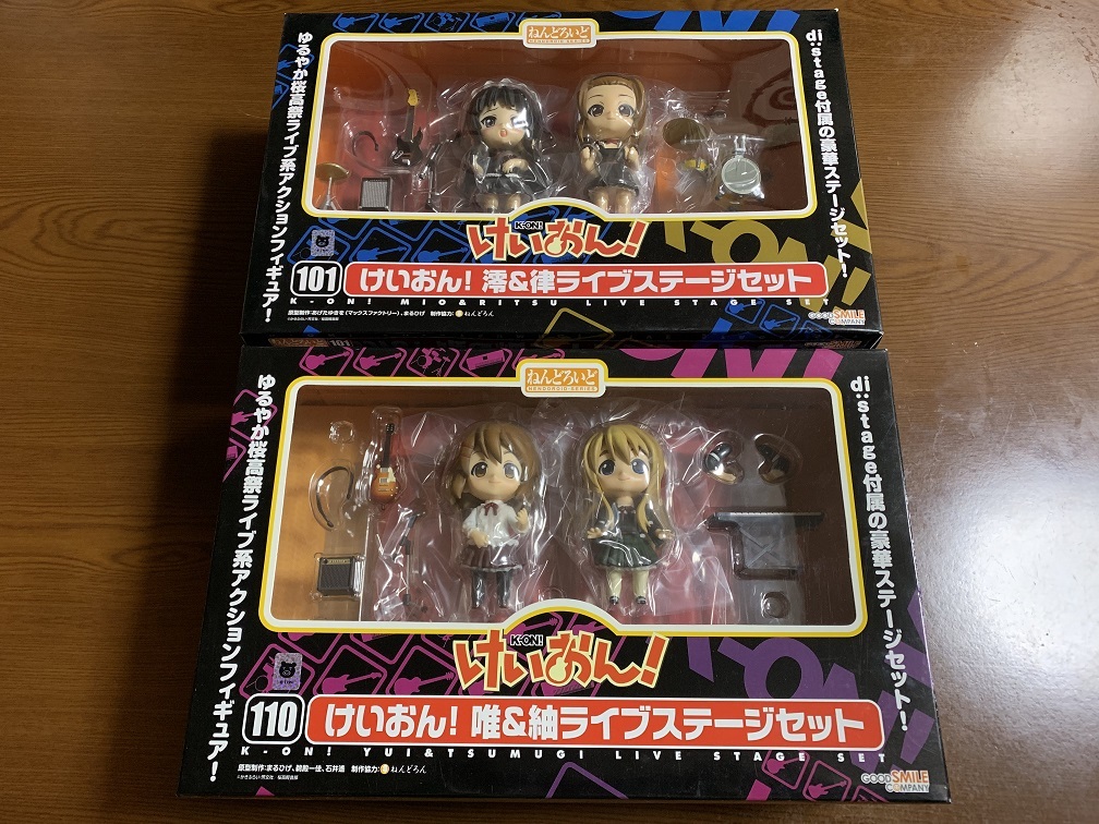 ねんどろいど けいおん! 唯&紬ライブステージセット 澪&律ライブ