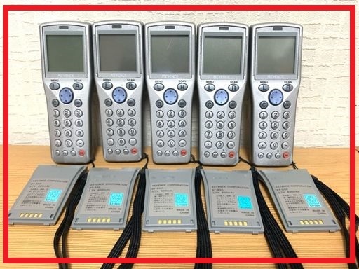  キーエンス KEYENCE 超小型バーコードハンディターミナル BT-500 5台セット 初期化済み バッテリー有り/充電器なし AB ⑤(バーコードリーダー)｜売買されたオークション情報、yahooの商品情報を バーコードリーダー