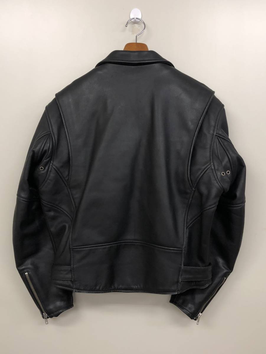B*R様 サカキハラ風 NANKAI ブラックレザー ダブルライダース