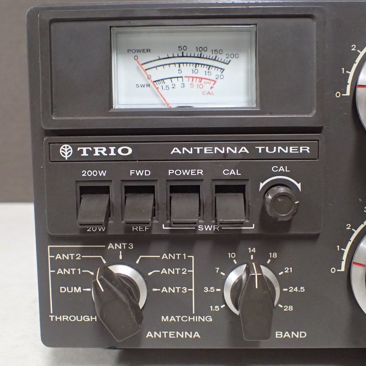 アンテナチューナー AT-230、SWR計セット TRIO アンテナチューナー AT