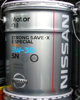 日産 Eスペシャル 5W-30 SN 20L ストロングセーブ・X SNストロング