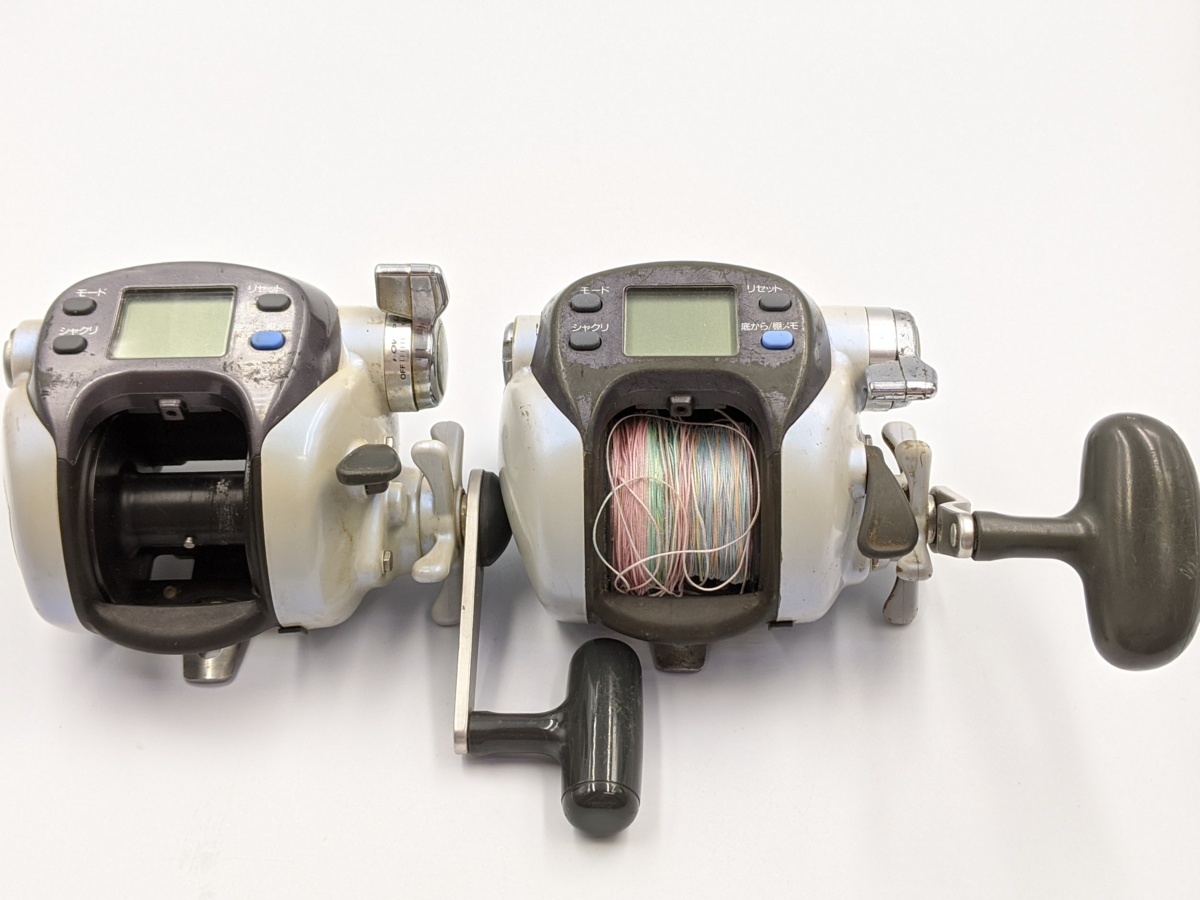 送料無料，人気SALE ジャンク Daiwa ダイワ スーパータナコン X500CP 2点セット 電動リール(ダイワ)｜売買されたオークション情報、yahooの商品情報をアーカイブ公開 - オークファン 電動